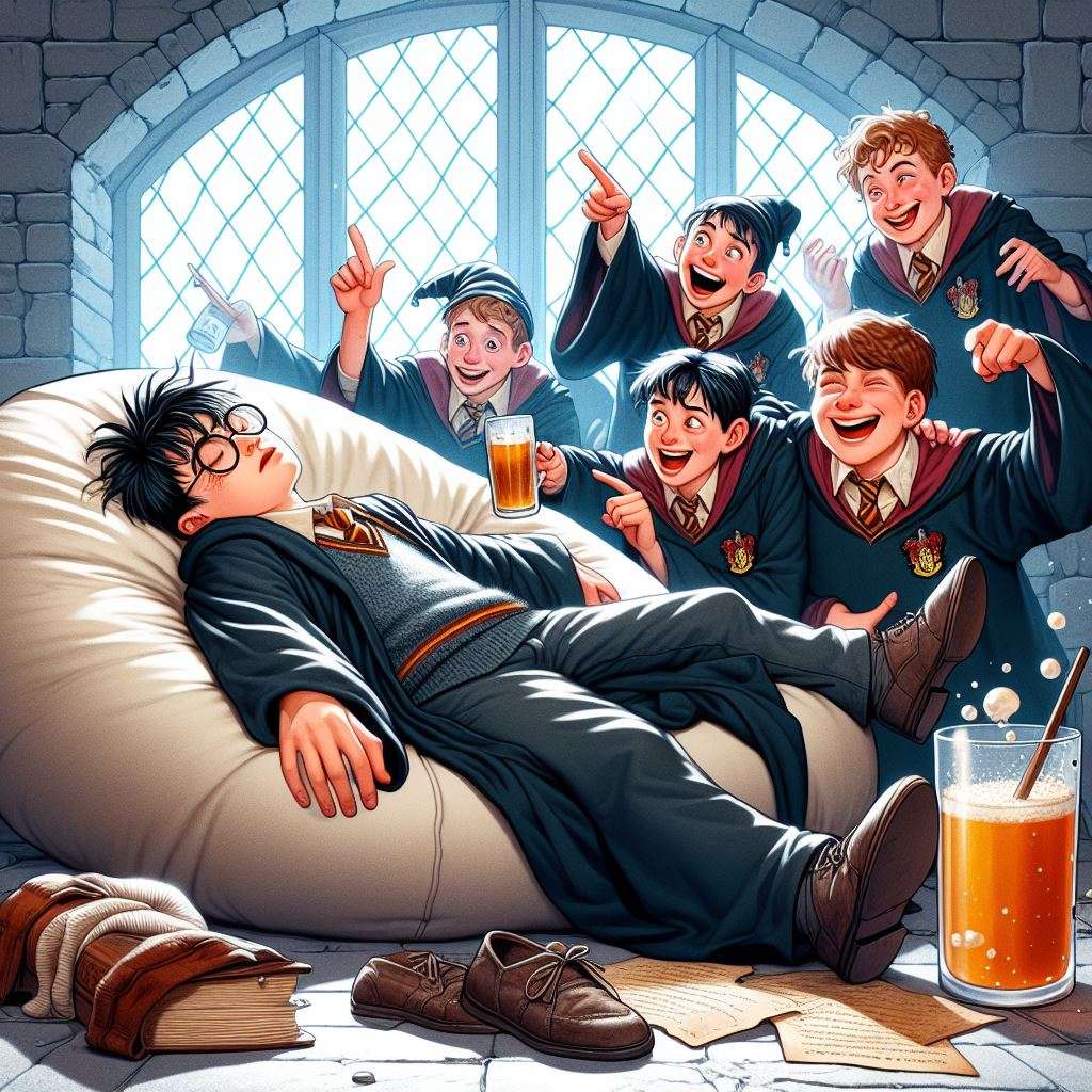Ubriaco Harry'ego Pottera puzzle online ze zdjęcia