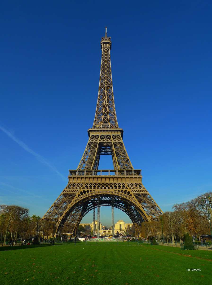 Wieża Eiffla, Paryż puzzle online ze zdjęcia