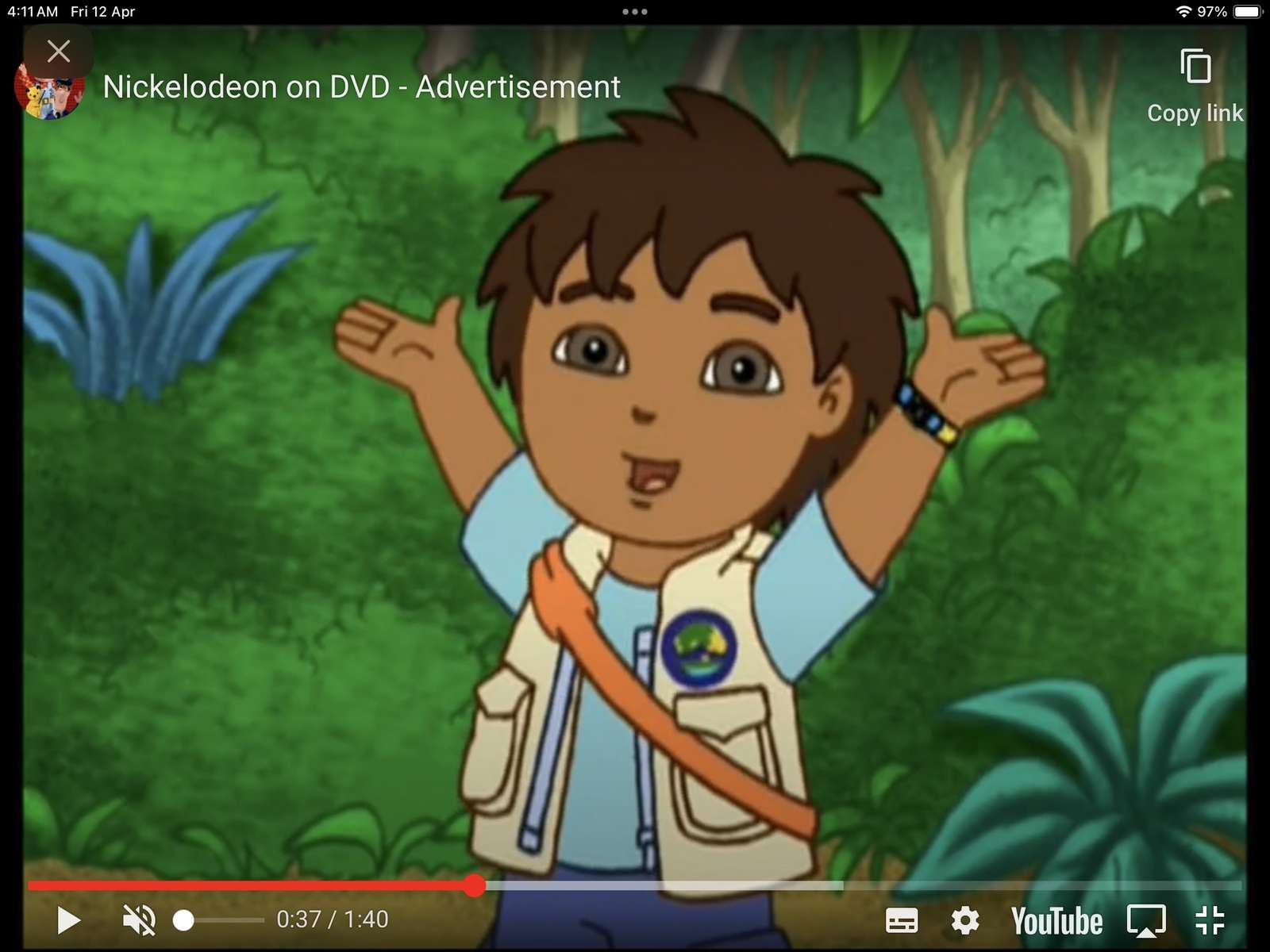 Nickelodeon w reklamie DVD puzzle online ze zdjęcia