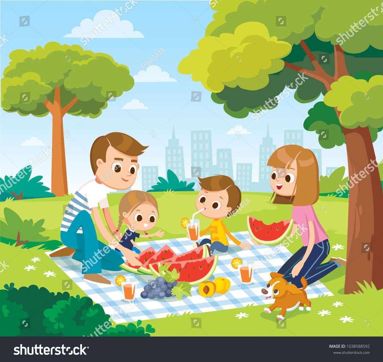czas pikniku puzzle online