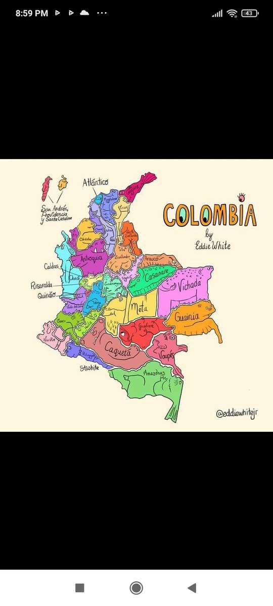 Kolumbia puzzle online ze zdjęcia