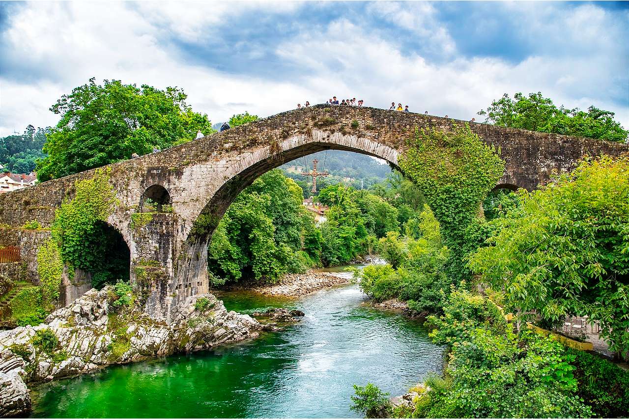 Most rzymski puzzle online ze zdjęcia