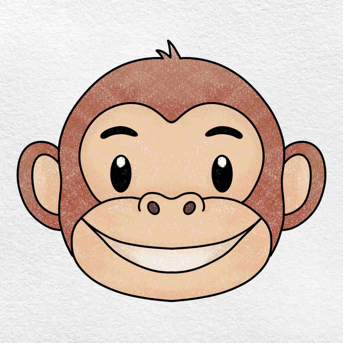 twarz małpy puzzle online