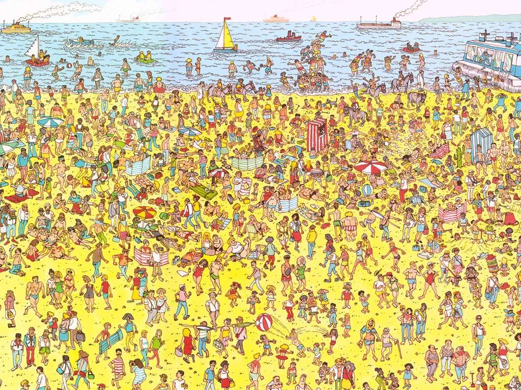 Gdzie jest Wally/Waldo? puzzle online