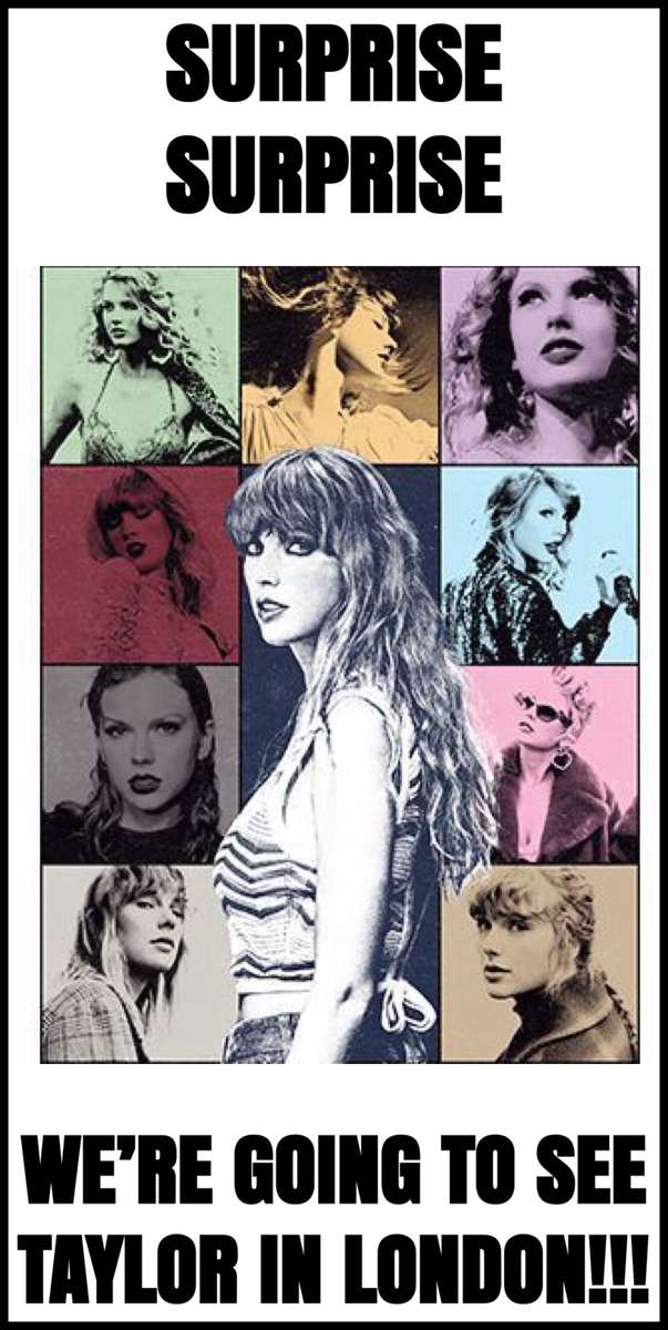 Niespodzianka dla Taylora Swifta puzzle online ze zdjęcia