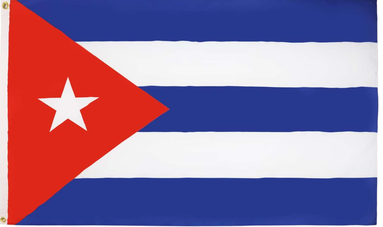 Flaga Kuby puzzle online ze zdjęcia