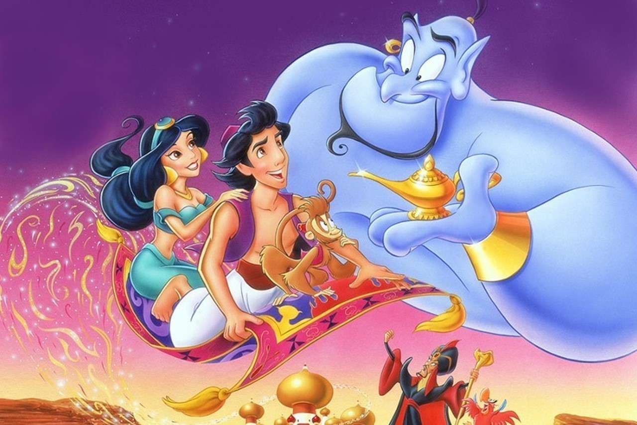 Jaśmin i Aladyn puzzle online ze zdjęcia