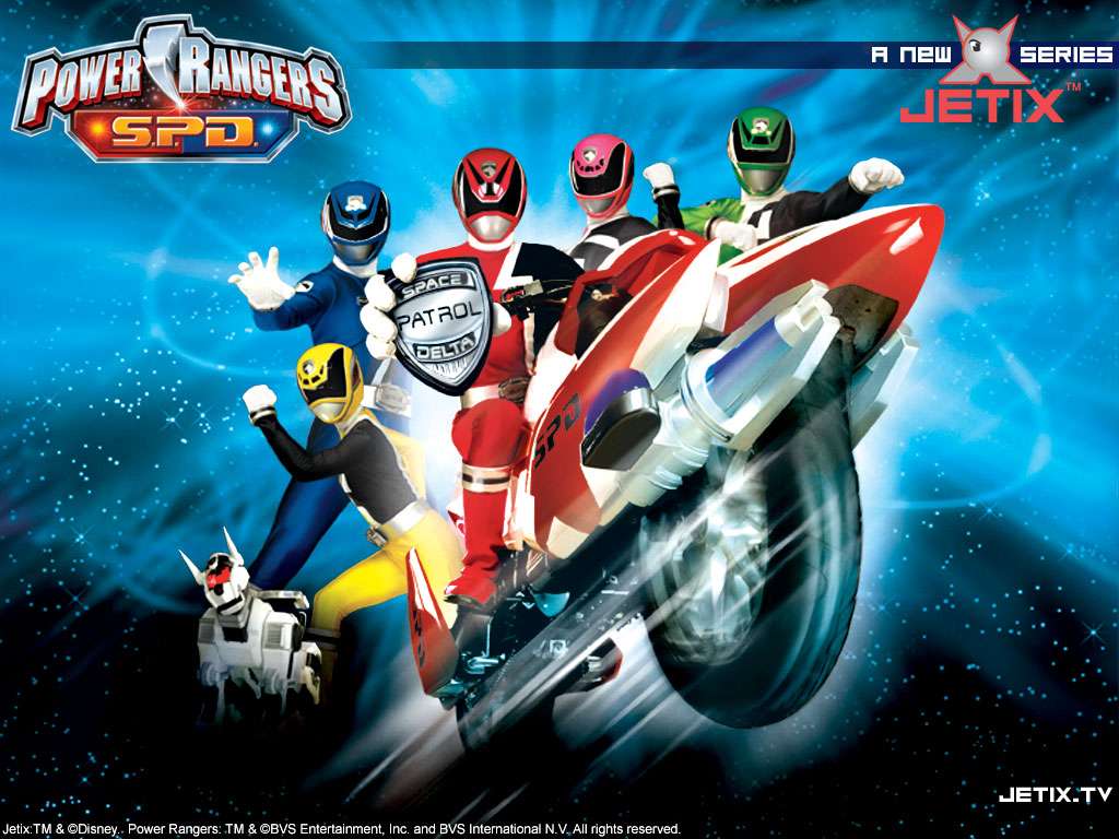 Power Rangers SPD puzzle online ze zdjęcia