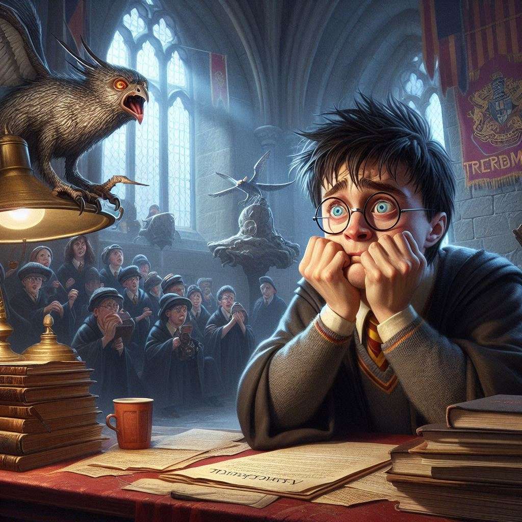 Harry Potter jest zajęty swoimi burzliwymi wydarzeniami puzzle online