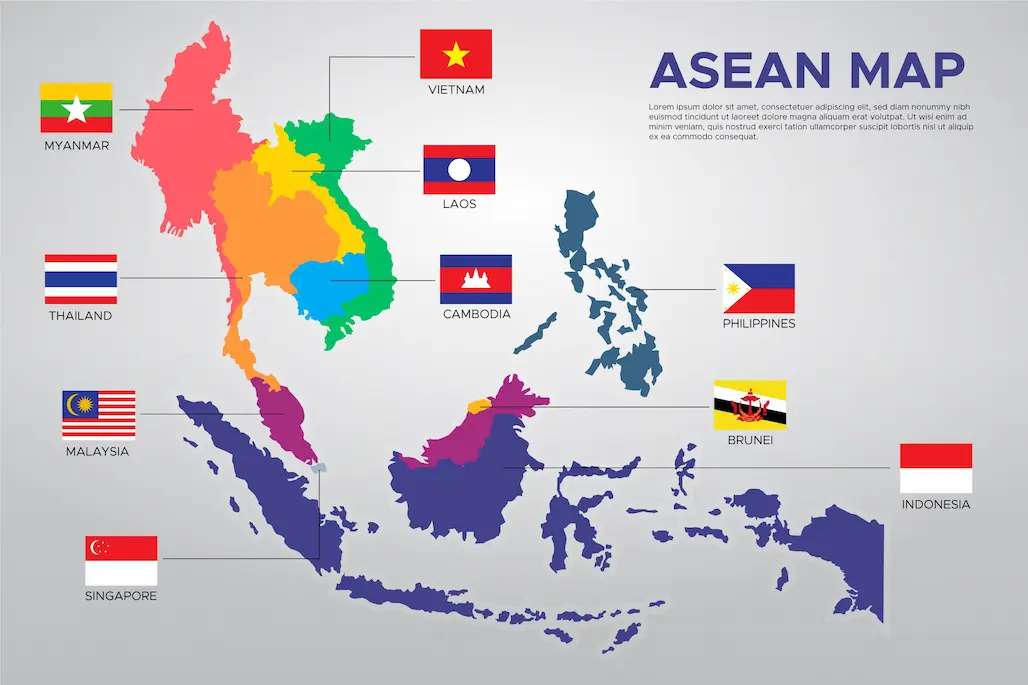 Peta Asean puzzle online