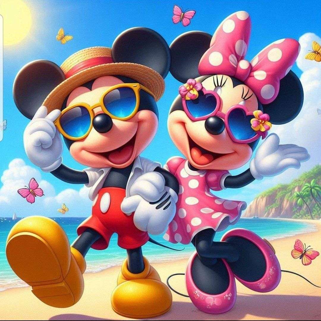 Myszka Miki i Minnie puzzle online