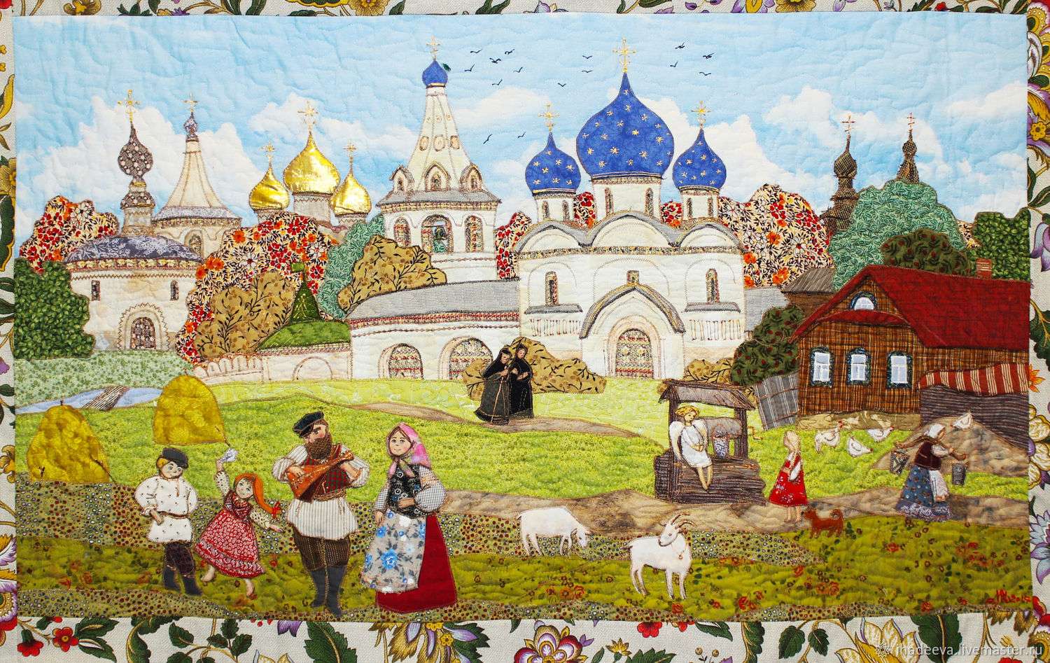 Letni dzień w Suzdal puzzle online