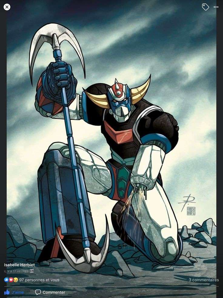 Grendizer puzzle online ze zdjęcia