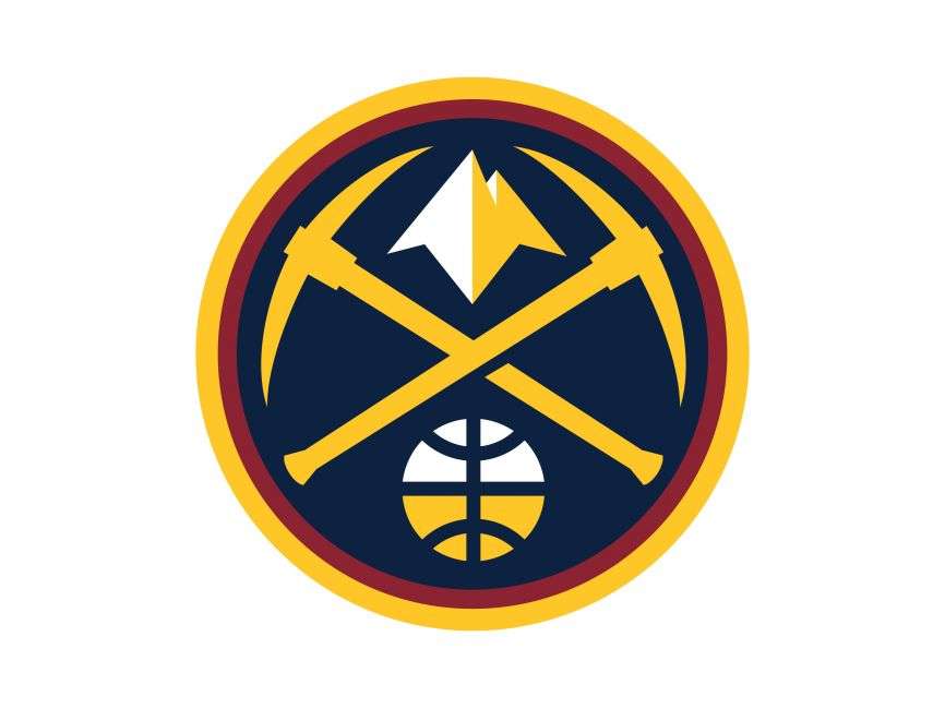 Droga z logo Denver Nuggets puzzle online ze zdjęcia