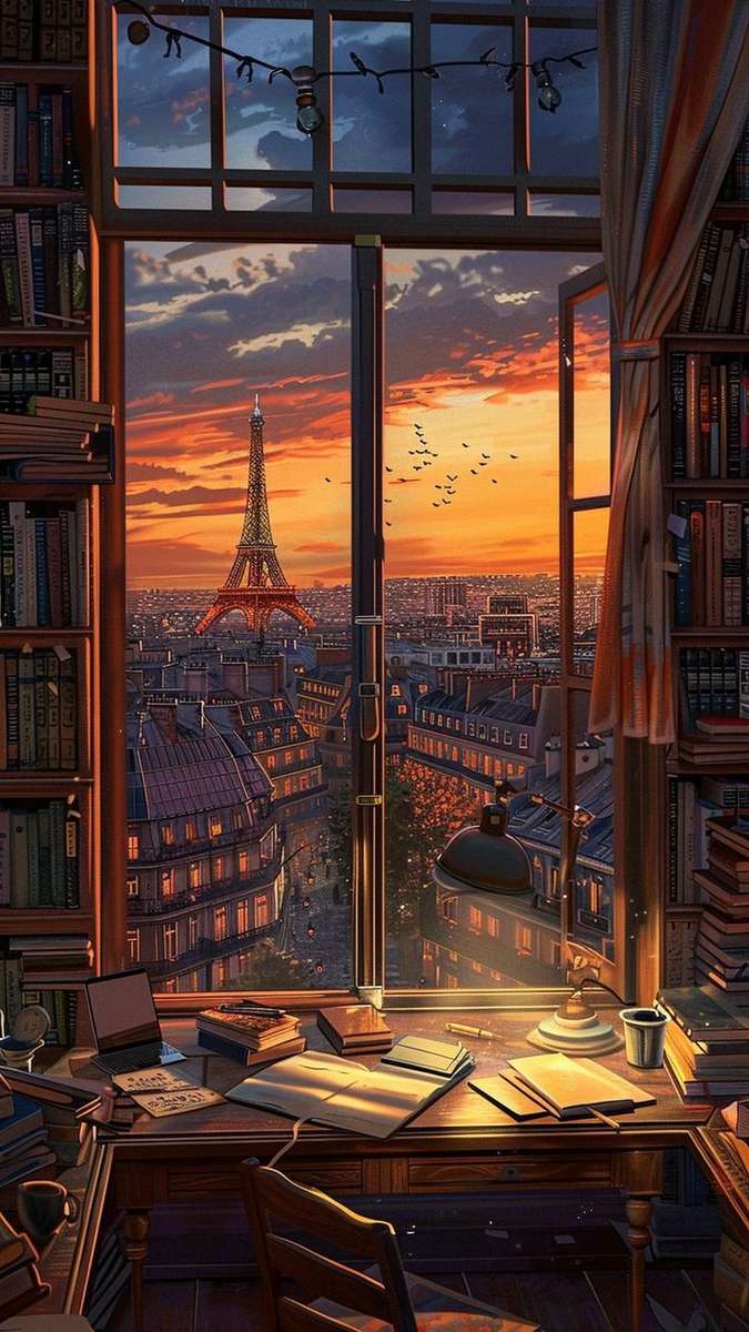 Parigi tramonto puzzle online