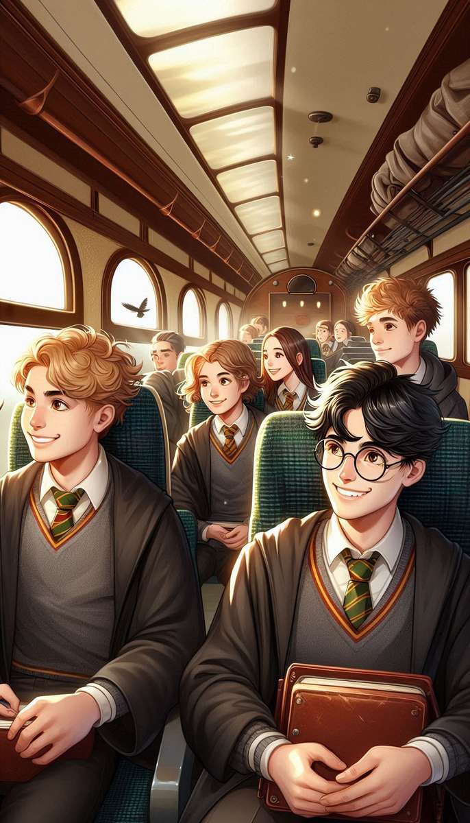 Sull'Espresso dla Hogwartu puzzle online