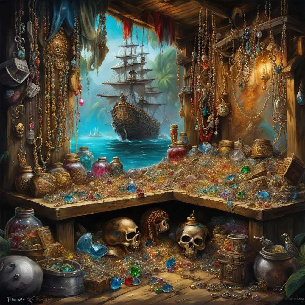 Sztuka Piratów puzzle online ze zdjęcia