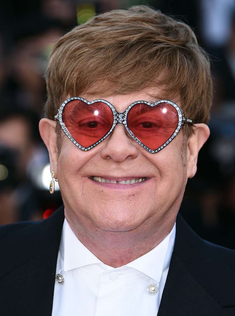 Elton John puzzle online ze zdjęcia