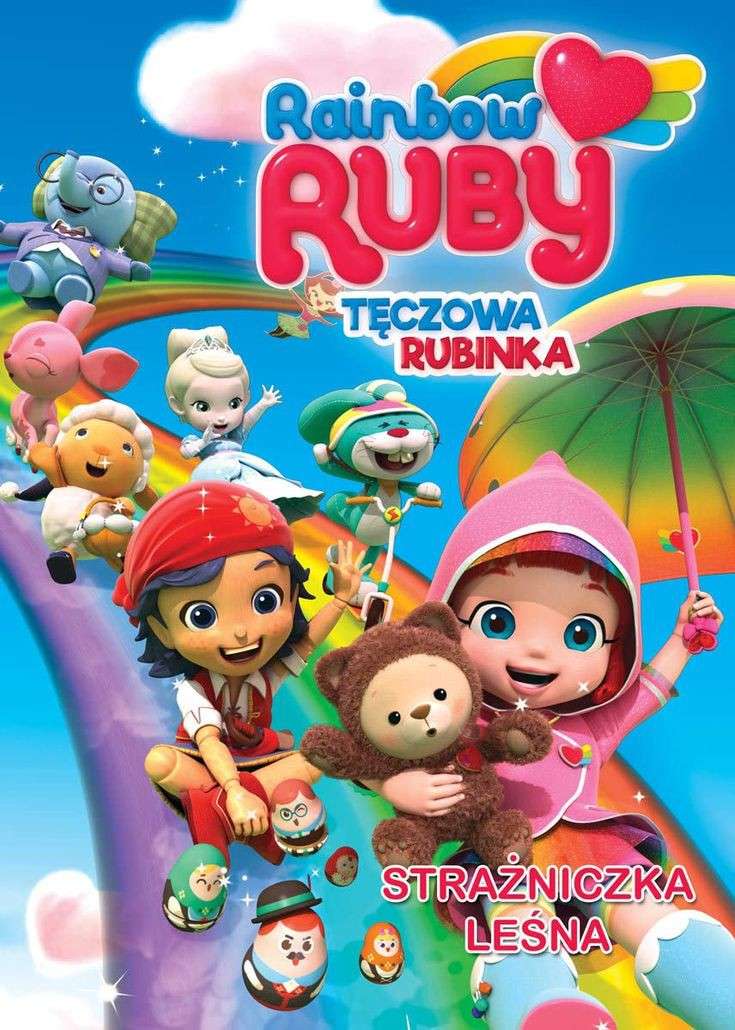 tęczowy rubin puzzle online ze zdjęcia