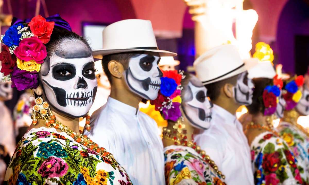 Día de muertos Meksyk puzzle online ze zdjęcia