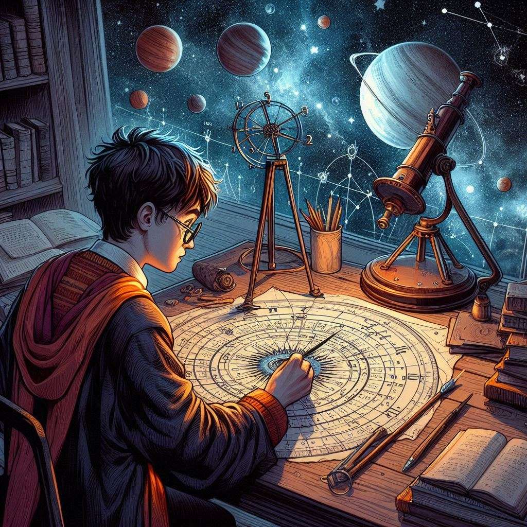 Harry Potter i nauka astronomii puzzle online ze zdjęcia