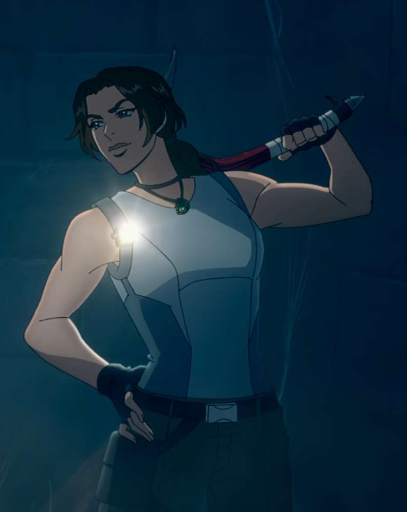 Lara Croft puzzle online ze zdjęcia