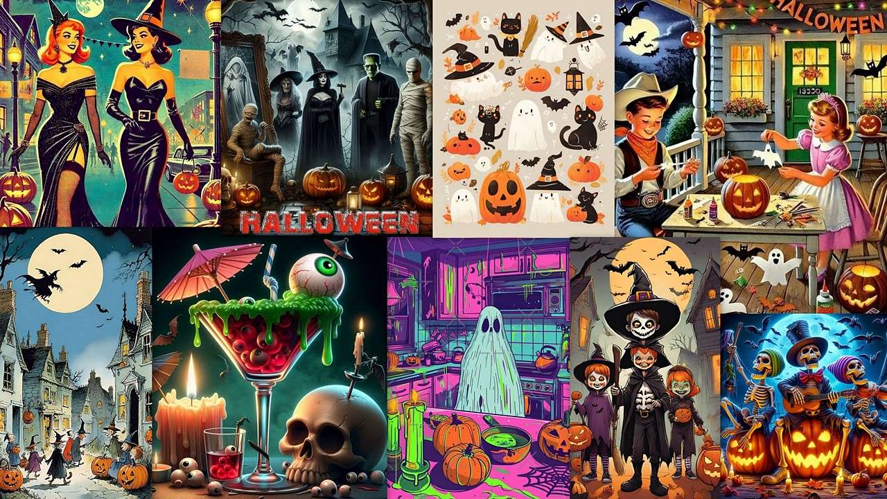 Halloween puzzle online ze zdjęcia